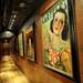 Large colorful paintings brought over from the old Cafe Habana, line the wall in a hallway leading to the bathrooms. Melanie Maxwell I AnnArbor.com